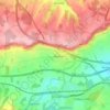 Mapa topográfico Wrotham, altitude, relevo