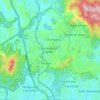 Mapa topográfico Jaraguá, altitude, relevo