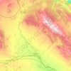 Mapa topográfico Utiel, altitude, relevo