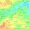 Mapa topográfico Le Crouais, altitude, relevo