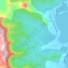 Mapa topográfico Waikane, altitude, relevo