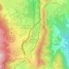 Mapa topográfico Monestier-de-Clermont, altitude, relevo