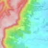 Mapa topográfico Huntley, altitude, relevo