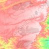 Mapa topográfico Várzeas, altitude, relevo