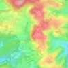 Mapa topográfico Wehrshausen, altitude, relevo