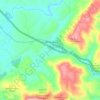 Mapa topográfico Crab Orchard, altitude, relevo