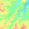 Mapa topográfico Flores, altitude, relevo
