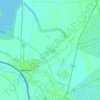 Mapa topográfico دهستان حومه شرقی, altitude, relevo