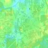 Mapa topográfico Águas Brancas, altitude, relevo