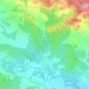 Mapa topográfico Brugairolles, altitude, relevo