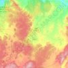 Mapa topográfico Laanoussar لعنوصار, altitude, relevo