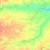 Mapa topográfico Junco, altitude, relevo
