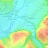 Mapa topográfico Areines, altitude, relevo