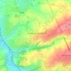 Mapa topográfico Le Mesnil-Aubert, altitude, relevo