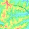 Mapa topográfico Centro, altitude, relevo