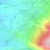Mapa topográfico Nahuja, altitude, relevo