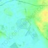 Mapa topográfico Full Sutton, altitude, relevo