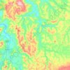 Mapa topográfico Chumundé, altitude, relevo