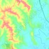 Mapa topográfico Horse Station Creek, altitude, relevo