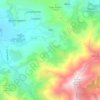 Mapa topográfico Zilia, altitude, relevo