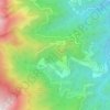 Mapa topográfico Pie-d'Orezza, altitude, relevo