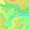 Mapa topográfico Корякино, altitude, relevo