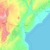 Mapa topográfico Sofala, altitude, relevo
