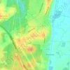 Mapa topográfico Heddon Greta, altitude, relevo