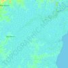 Mapa topográfico Bacurituba, altitude, relevo