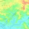 Mapa topográfico Landrais, altitude, relevo