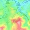 Mapa topográfico Bairro das Indústrias I, altitude, relevo