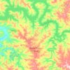 Mapa topográfico Nova Prata do Iguaçu, altitude, relevo