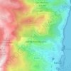 Mapa topográfico Ville-di-Pietrabugno, altitude, relevo