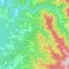 Mapa topográfico Belazaima a Velha, altitude, relevo