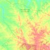 Mapa topográfico São Domingos do Araguaia, altitude, relevo