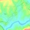 Mapa topográfico Ucha, altitude, relevo