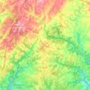 Mapa topográfico Patuxent River State Park, altitude, relevo