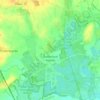 Mapa topográfico Somerford Keynes, altitude, relevo