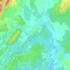 Mapa topográfico Le Triadou, altitude, relevo