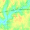 Mapa topográfico Cromwell, altitude, relevo
