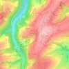 Mapa topográfico Hockweiler, altitude, relevo