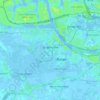 Mapa topográfico Spijkenisse, altitude, relevo