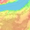 Mapa topográfico Beaumont, altitude, relevo