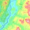 Mapa topográfico Lyme, altitude, relevo