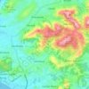 Mapa topográfico Arroio Cavalhada, altitude, relevo