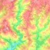 Mapa topográfico Angoisse, altitude, relevo