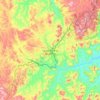 Mapa topográfico Santo Antônio do Jacinto, altitude, relevo