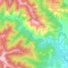 Mapa topográfico Pancheraccia, altitude, relevo