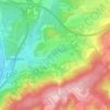 Mapa topográfico Braunshausen, altitude, relevo