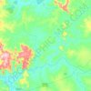 Mapa topográfico Palmeiras, altitude, relevo